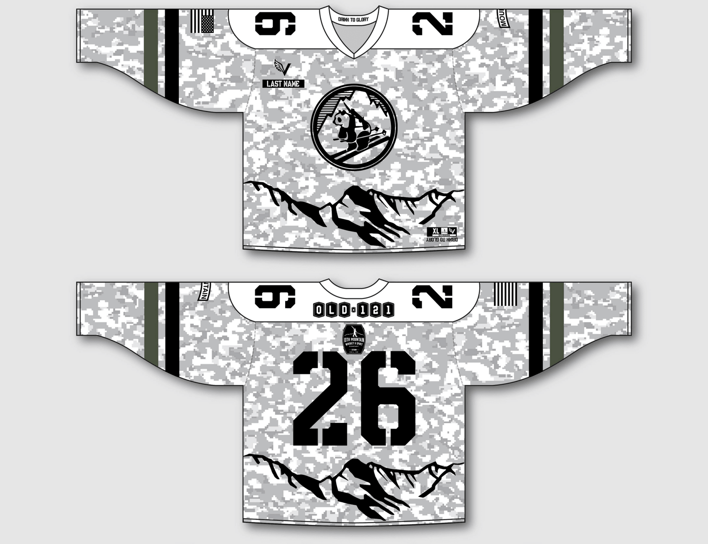 10th Mountain Box Jersey Top (GOALIE) - Vanguard Athletix LLC