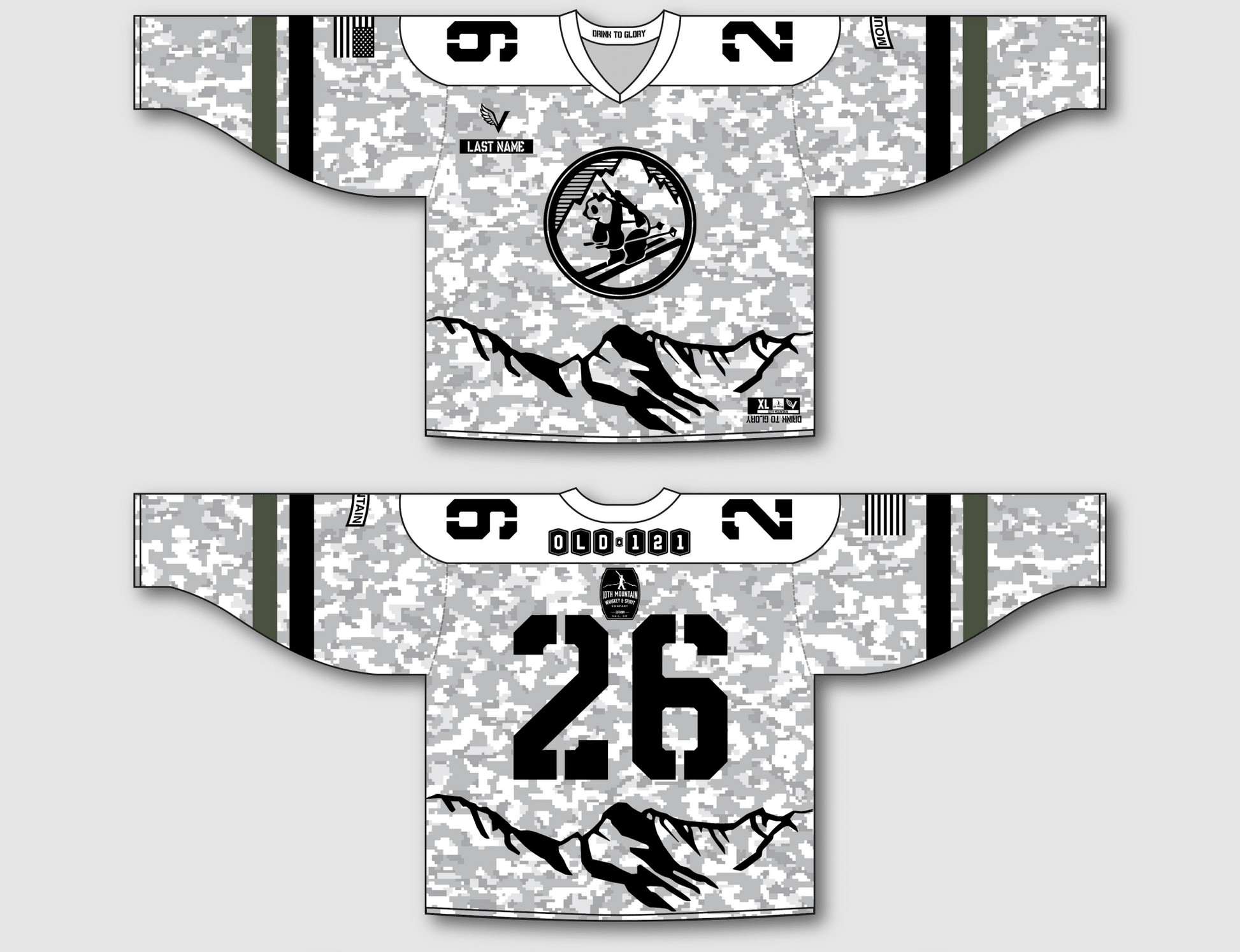 10th Mountain Box Jersey Top (GOALIE) - Vanguard Athletix LLC