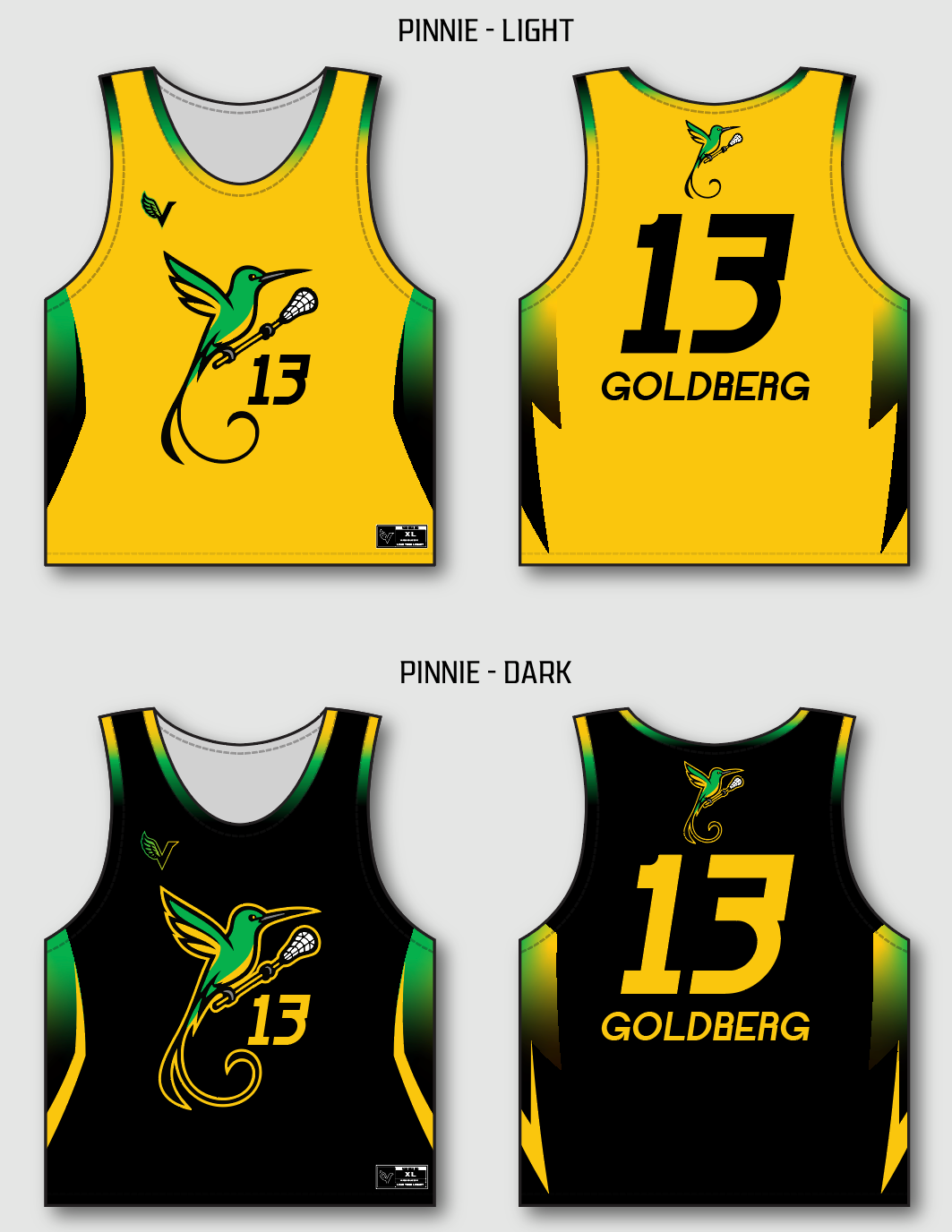 Hummingbirds Lacrosse Pinnie