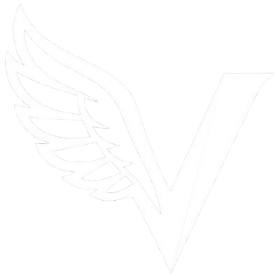 White abstract design on a white background