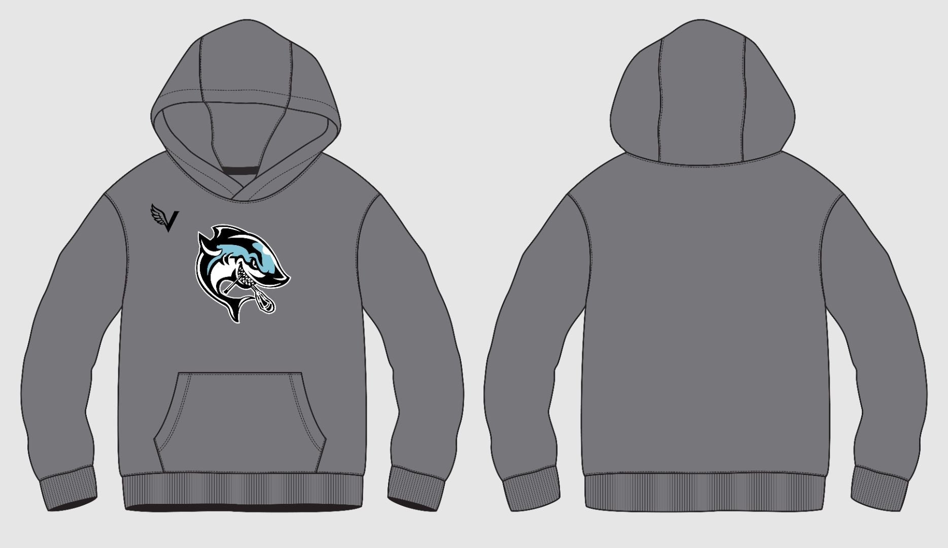 LI Sharks Elite Hoodie - Vanguard Athletix LLC