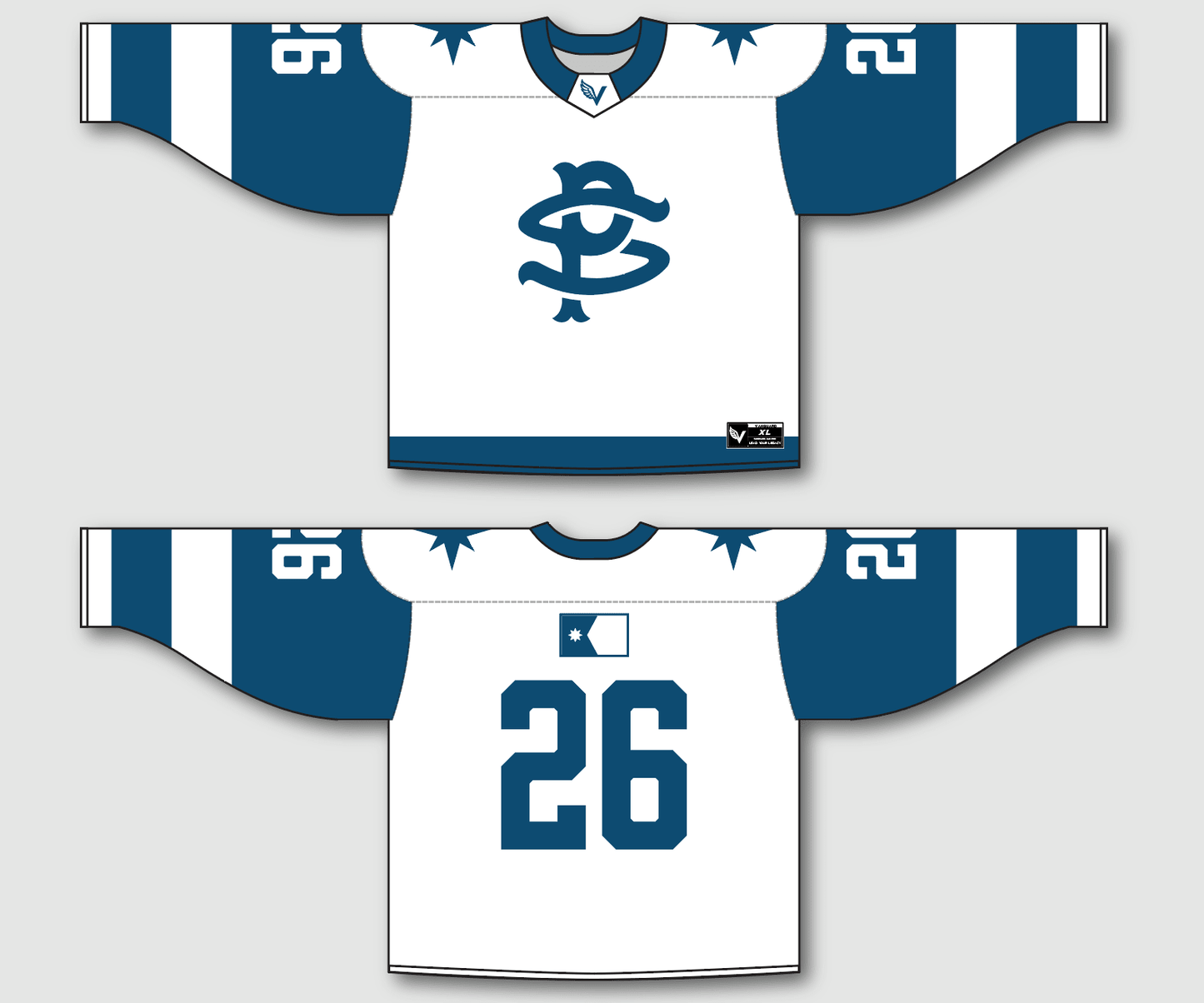 St. Paul Blue shirts Box Jersey Top (Goalie) - Vanguard Athletix LLC