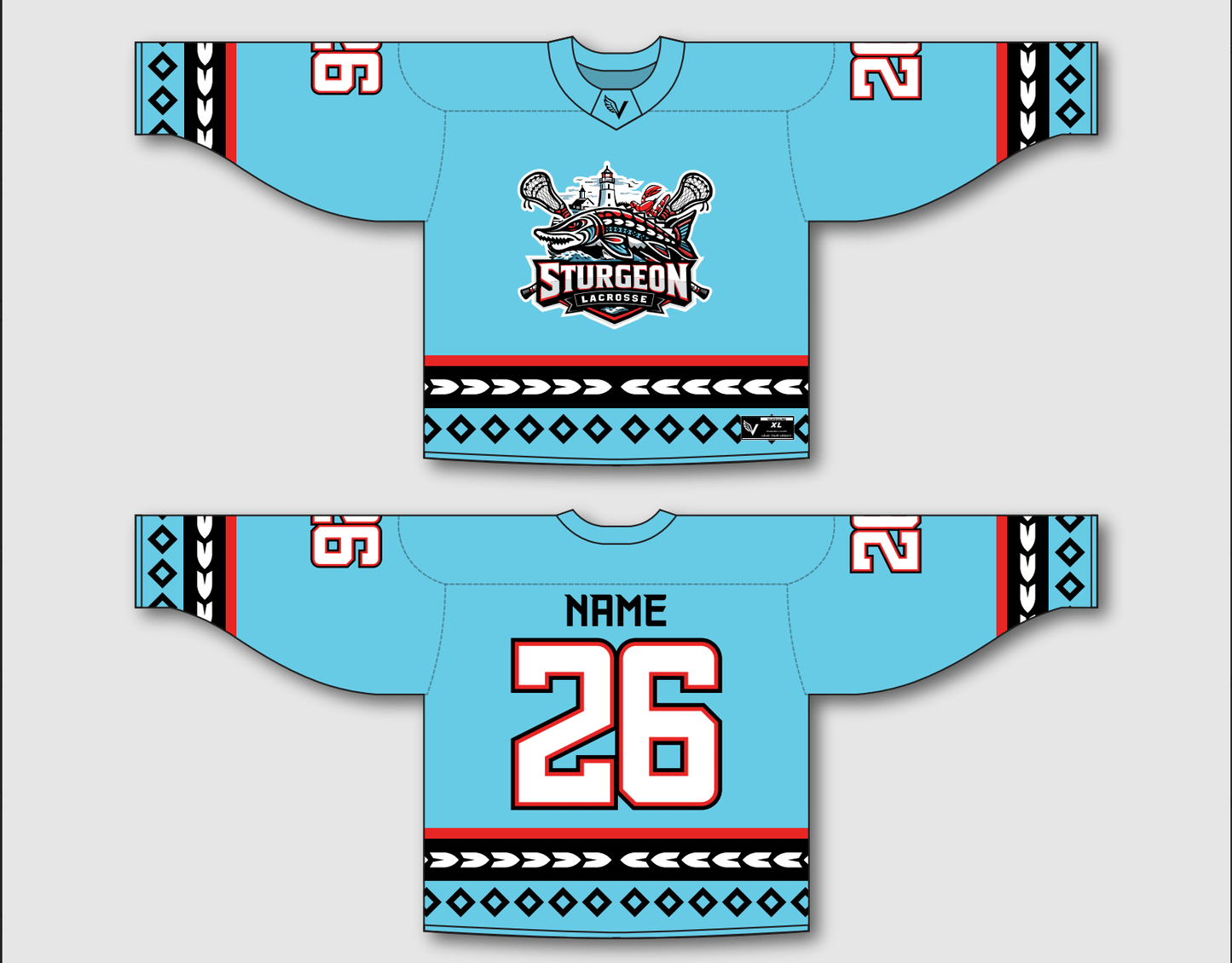 Sturgeon Box Jersey Top (GOALIE) - Vanguard Athletix LLC