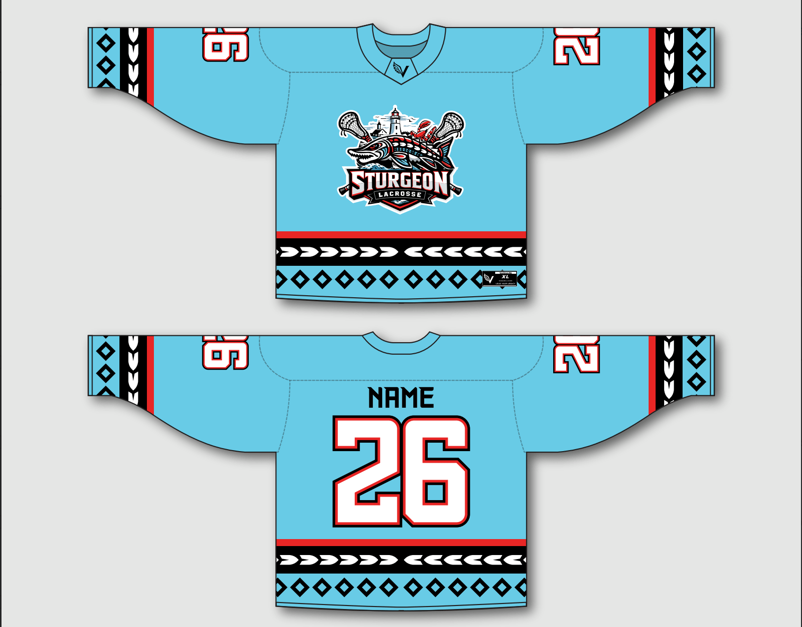 Sturgeon Box Jersey Top (GOALIE) - Vanguard Athletix LLC